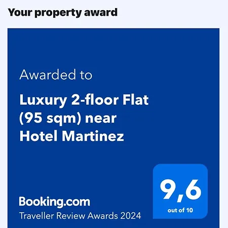 Luxury 2-floor Flat Minutes Walk To Croisette And Center アパート *